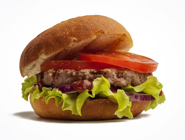 Hamburguesa jugosa — Foto de Stock