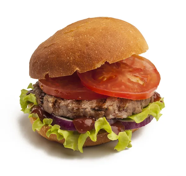 Sappige Hamburger — Stockfoto