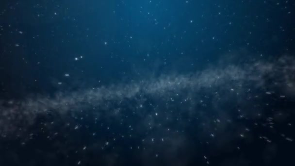 Através de estrelas e nuvens — Vídeo de Stock