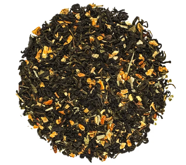 Zöld aszalt gyümölcs tea — Stock Fotó