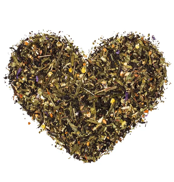 Tea heart — Stock Photo, Image
