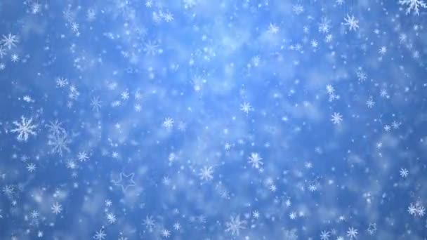 Winter Christmas background — Stock Video