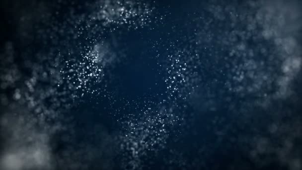 Flying particles — Stock Video