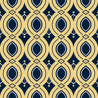 Beyaz zemin üzerinde mavi çizgiler olan soyut geometrik desen. Kusursuz doğrusal uyum. Arkaplanı doldurmak için vektör deseni.