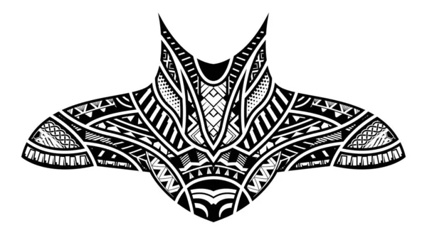 Polinesia Tatuaje Muñeca Manga Patrón Tribal Antebrazo Vector Ornamentos Plantilla — Vector de stock