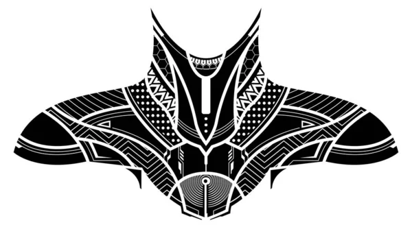 ポリネシアの入れ墨手首の袖部族のパターンの前腕 民族テンプレートの装飾ベクトル — ストックベクタ