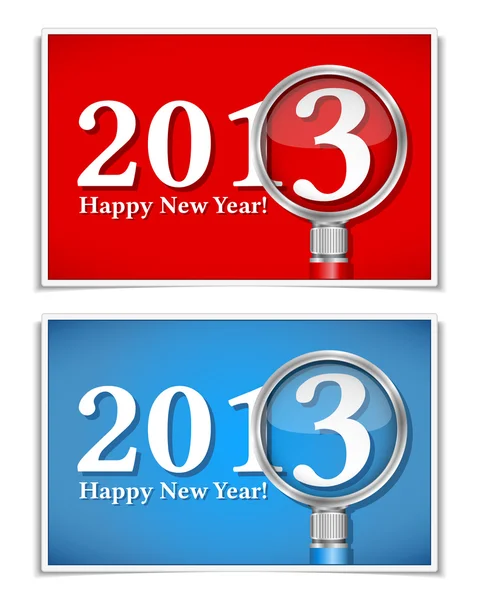 New Year Cards — Stock Vector