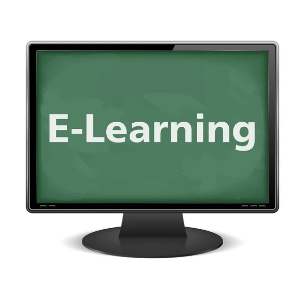 E-learning — Stockový vektor