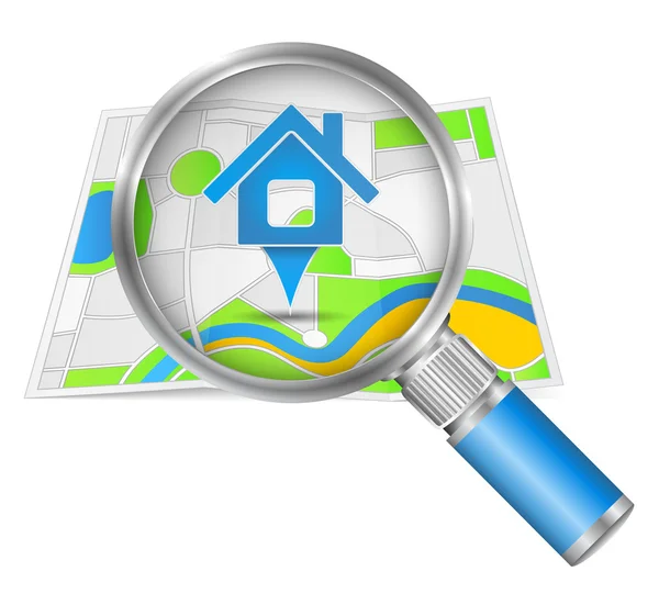 Search House — Stock Vector