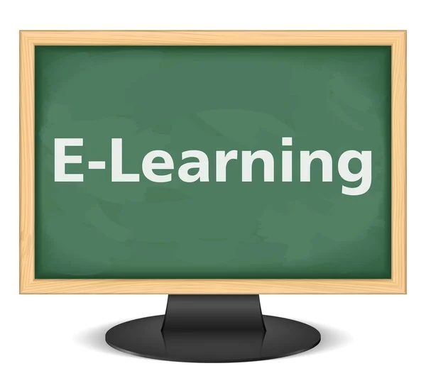 E-learning — Stockový vektor