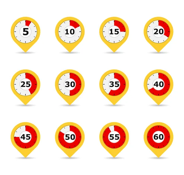 Temporizadores — Archivo Imágenes Vectoriales