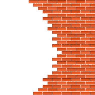 Broken Brick Wall clipart