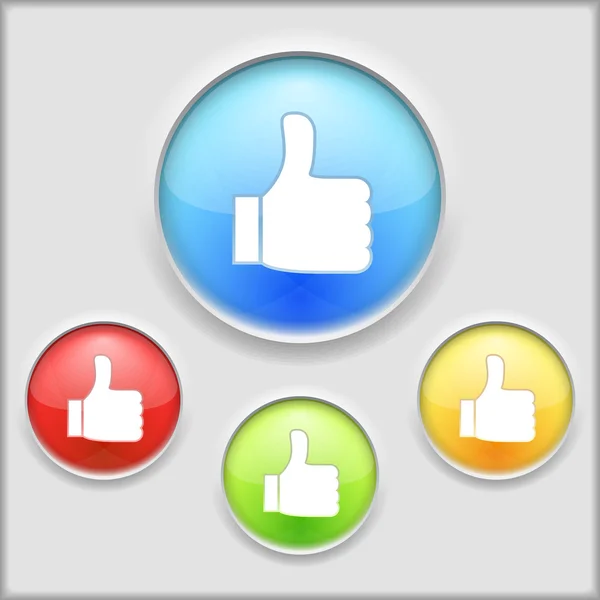 Thumbs Up Icon — Stock Vector