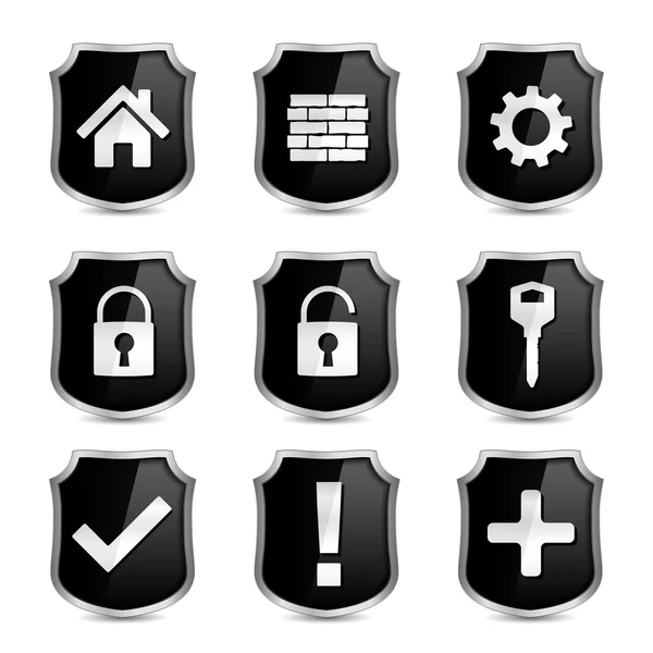 Security Icons — Stock Vector