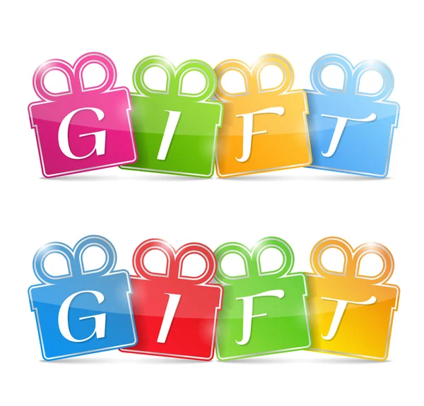 Gift Banners — Stock Vector