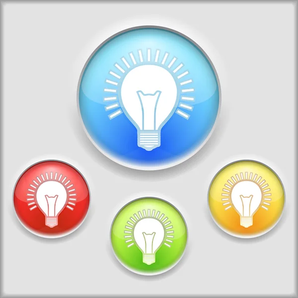 Bulb Icon — Stock Vector