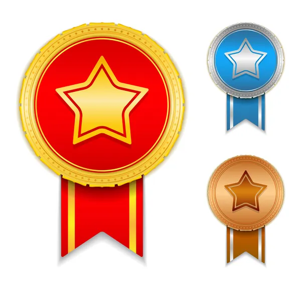 Medallas — Vector de stock