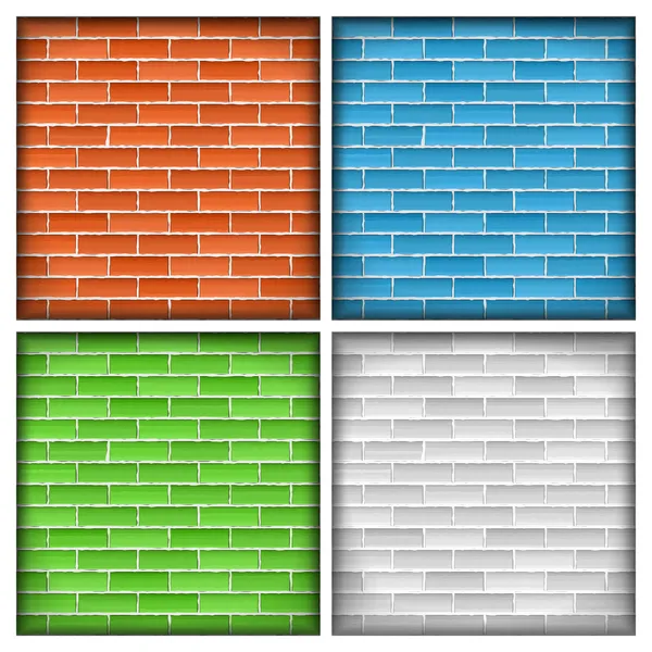 Brick Walls — Stock Vector