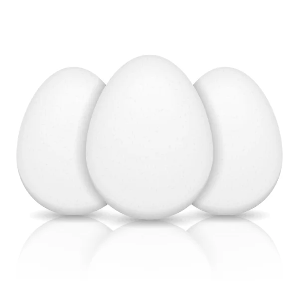 Jaja białe — Wektor stockowy