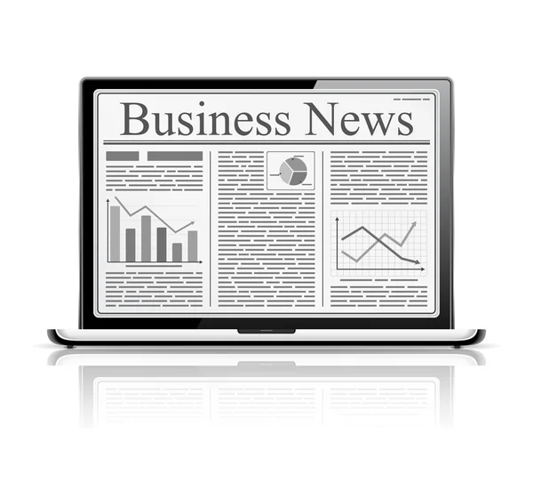 Notizie di business — Vettoriale Stock