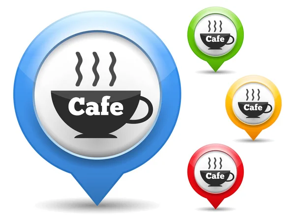 Café ikonen — Stock vektor