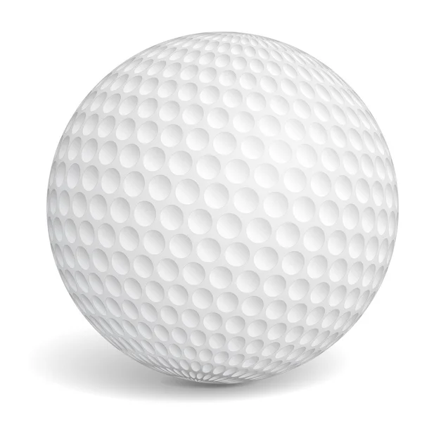 Golfbal — Stockvector