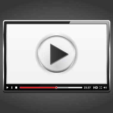 Video Player clipart