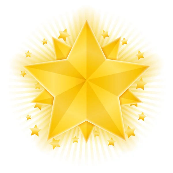 Brillante estrella — Vector de stock