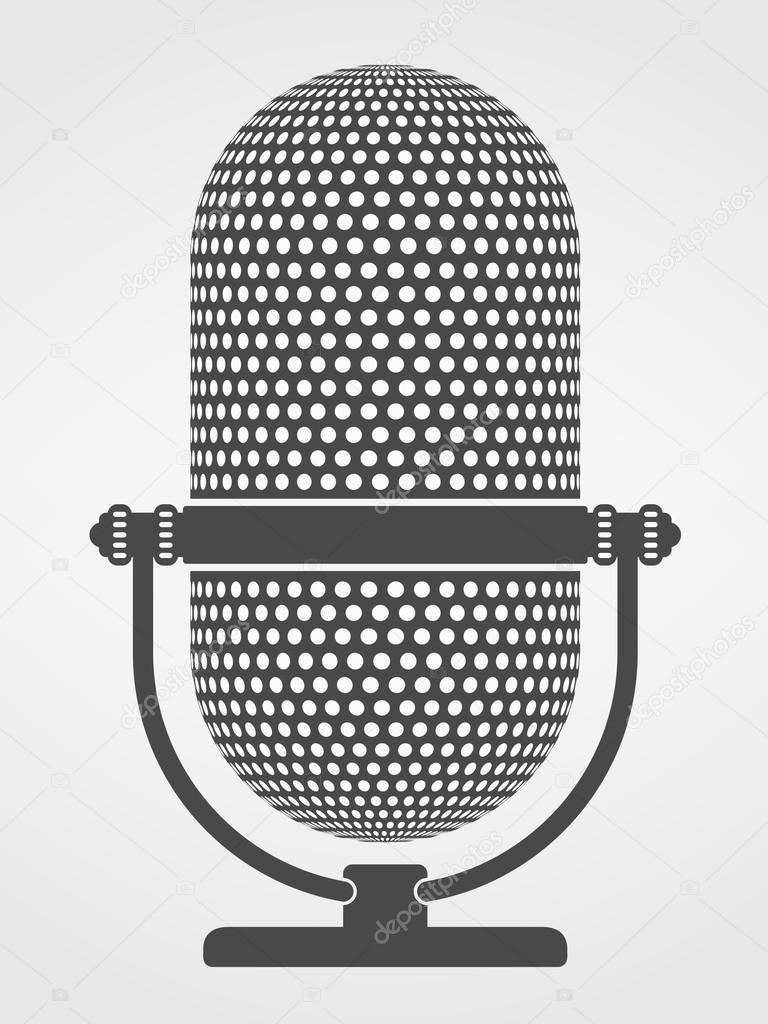 Microphone Silhouette