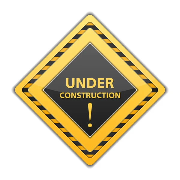 Under Construction Sign — Stock Vector