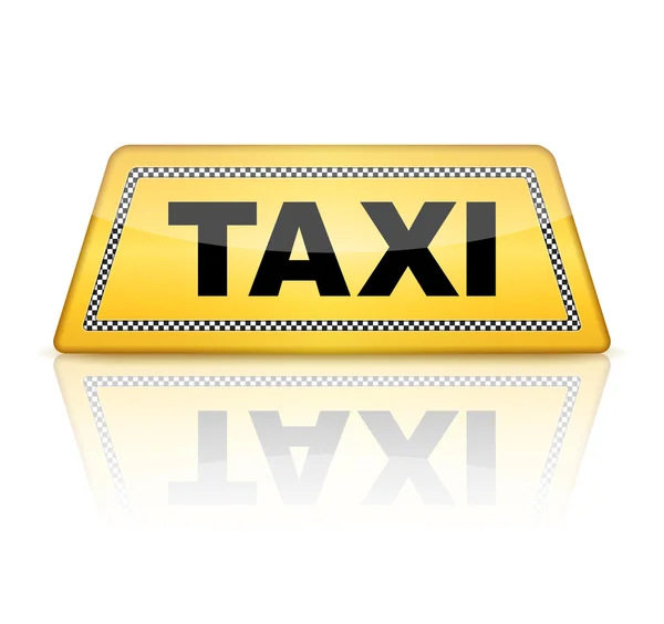 Taxi Sign — Stock Vector
