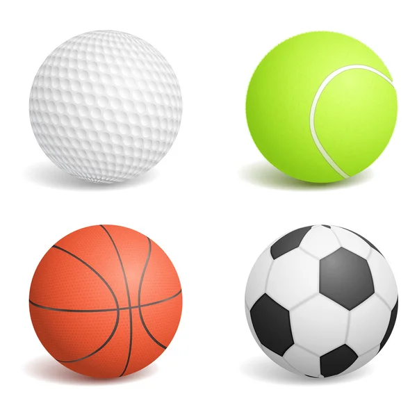 Bolas desportivas — Vetor de Stock