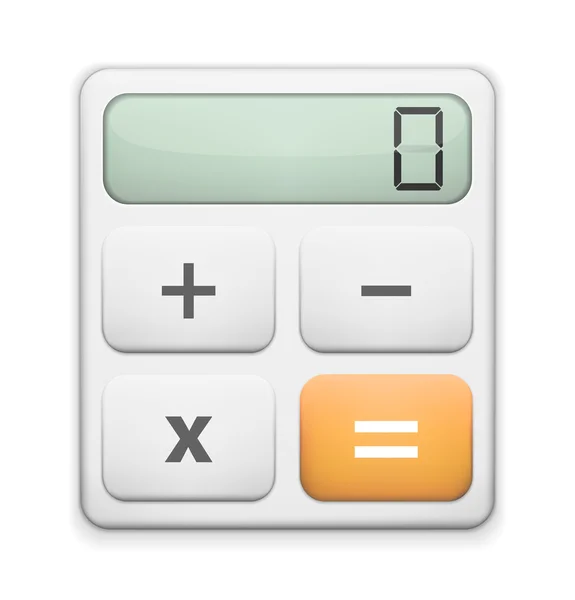 Calculatorpictogram — Stockvector