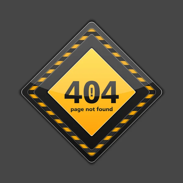 Page Not Found Sign — Stock Vector