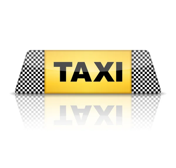 Taxi Sign — Stock Vector