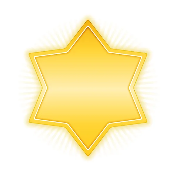 Yellow Star — Stock Vector