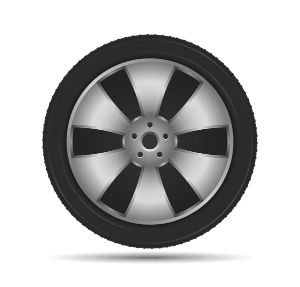 Car Wheel — Stock Vector