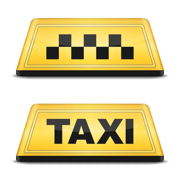 Taxi Sign — Stock Vector