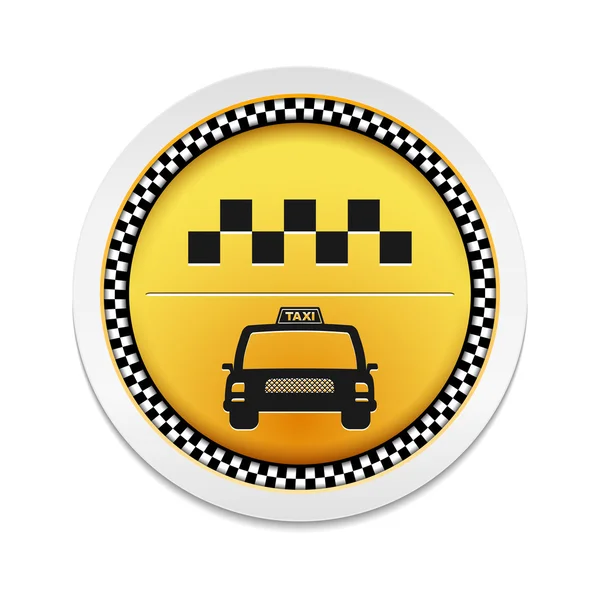 Taxi ikonra — Stock Vector