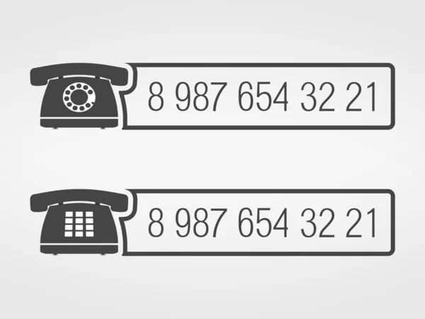 Telefoonpictogram — Stockvector