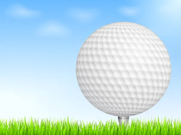 Balle de golf — Image vectorielle