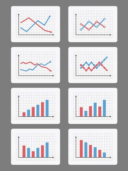 Grafikler ve çizelgeler — Stok Vektör