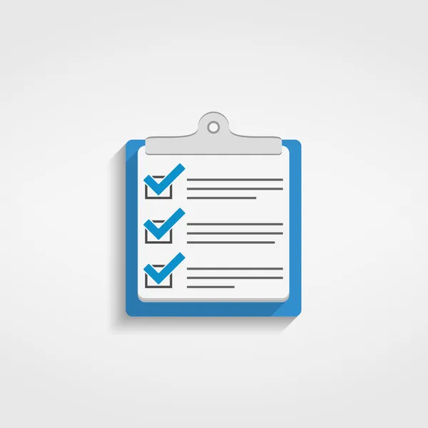 Checklist pictogram — Stockvector