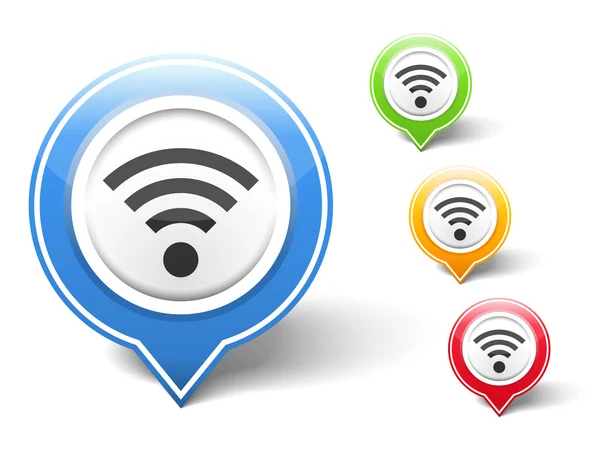 Wi-fi のアイコン — ストックベクタ