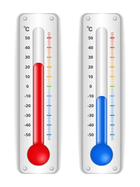 Thermometers — Stock Vector