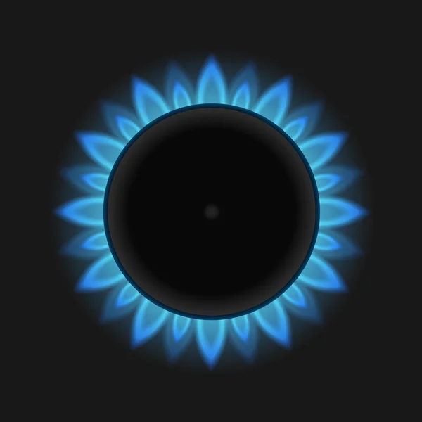 Fiamma a gas — Vettoriale Stock