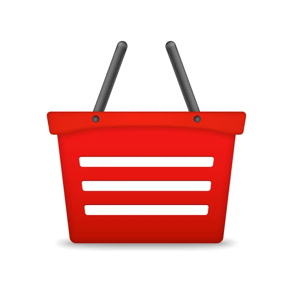 Shopping Basket Icon — Stock Vector