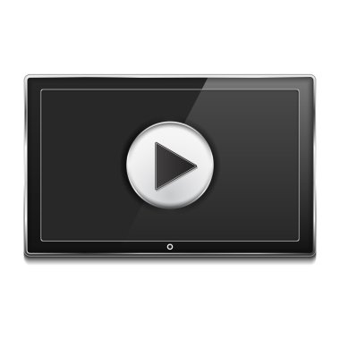 TV ekran oynat düğmesi ile
