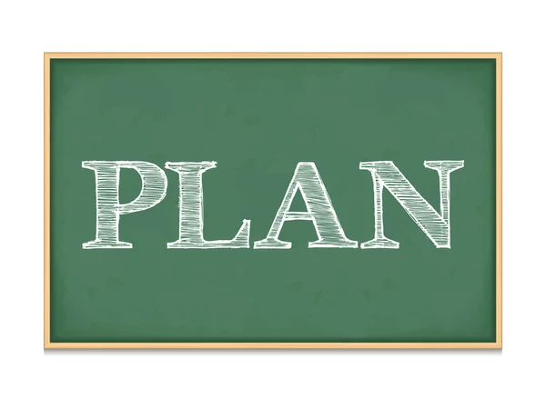 Plan — Stock Vector