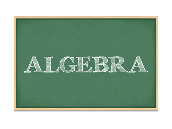 Algebra di — Vettoriale Stock